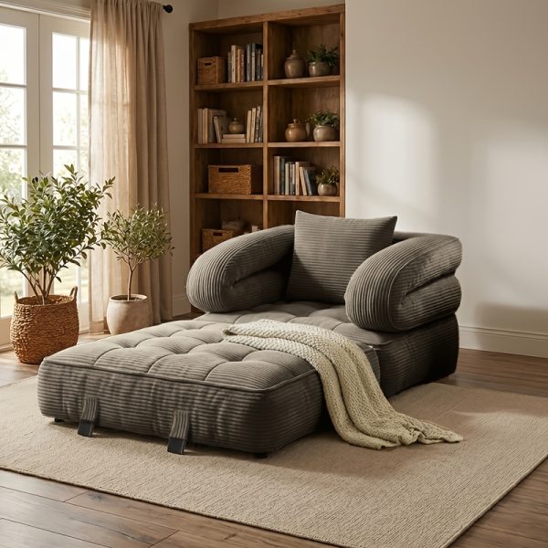 product-fancy-43ed0699-5085-4e41-8e44-b23f9264870f Modern Minimalist Folding Sofa Bed, Convertible Sleeper Chair for Adults, Folding Sofa Bed Couch with Pillow, Sleeper Chairs Single Size Floor Mattress
