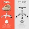 product-fancy-444f98fe-f6fd-48f7-97f9-0eb1f4531aa3 Adjustable Rolling Stool with Backrest, 360° Swivel Salon Chair with Wheels, Vanity Stool for Spa, Tattoo, Massage, Office, And Makeup Height Adjustable And Comfortable