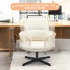 product-fancy-44f1a2a1-f2d0-43ec-b455-2554a2141fbf Homy Casa Beige Upholstered Chenille Dining Chair, Side Chair, Swivel Adjustable Height Accent Chair Featuring Padded Arms And Iron Legs, Modern Design Suitable for Cafe, Kitchen, Dining Room, Available in Single Piece Or Sets of 2 Or 4