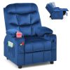 product-fancy-45595264-d509-438c-ab2f-6f51b65a1947 Girls' Pink Velvet Recliner Chair with Cup Holder & Storage Pocket - Heavy-Duty 300lb Capacity, Ergonomic Backrest & Armrests, Manual Recliner with Safety Belt - Modern Soft Cushioned Lounge Chair for Kids & Teens, Easy Assembly, Ideal for Bedroom, Living Room, Home Theater - Durable Wood Frame & Fabric, Ideal Gift for Girls 3-12 Years (Pink, Purple, Black, White, Grey Available), Lounge Chair for Teens, Comfortable Sitting, Playroom Seating, Stylish Recliner, Highcapacity Recliner, '