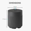 [2-in-1 Umbrella Stand] 14.6in Patio Umbrella Base Side Table, 2-in-1 Outdoor Umbrella Stand with Tabletop - Heavy Duty Umbrella Holder And Accent Table for Garden, Deck, Poolside, Beach