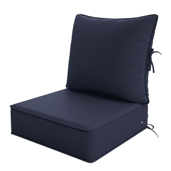 product-fancy-466aee39-ab70-4fd8-9a3e-46b2421cb9a9 Outdoor Cushion Set of 1pc/2pcs/4pcs/6pcs - Thick 35D High-Density Foam Cushions Measuring 24*24*6.5 Inches, Featuring Quick Rebound, High Durability, And Easy Cleaning, Suitable for Outdoor Furniture Like Sofas And Patio Chairs