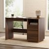 product-fancy-4786a9a5-b901-4d8b-921f-a32ceb55acef 47" Office Desk, Farmhouse Executive Desk with File Drawer& Outlet, Wood Computer Desks with Keyboard Tray, Workspace for Study Writing