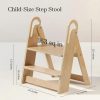 product-fancy-4806b916-6ff0-4110-8693-fc0b6db5c7cb Children's Step Stool, Foldable Anti-Slip Double-Tier Step Stool with Handle Design, Suitable for Multiple Settings Including Bathroom Sinks, Kitchens, And Bedroom Countertops