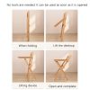 product-fancy-48dc5b54-210d-43e2-88b4-23a7bdaef4e5 Foldable Solid Wood Computer Desk Suitable for Home, Small Space Desk with Bedside Writing Table, Foldable Study Desk for Dorm, Apartment, Bedside Writing Table, Wood, Compact Foldable Furniture for & Students