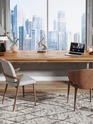 Wooden Extra Long Desk Double Desk Workstation, 78.7 Inches Long Computer Desk, 2 Person Desk for Home Office, Large Writing Desk for 2 People, Ladder Racks, Storage And Organization