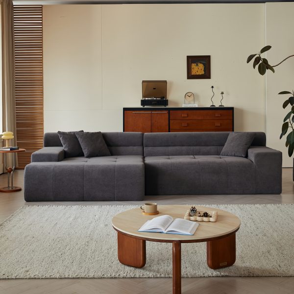 product-fancy-499593a4-2fc1-4d71-909d-6f63a5262420 120"Modern Minimalist Chenille Modular Sectional Sofa, Oversized 8-Seater Sleeper Sofa With Movable Ottoman, Thick Cushions, Upholstered Couch For Living Room, Bedroom, Office, Apartment