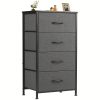 product-fancy-4a46f97f-24b5-494a-b639-a796cd1e835b Dresser For Bedroom, Storage Drawers, Skinny Fabric Storage Tower With 2/4 Drawers, Tower Organizer Unit, Chest Of Drawers With Wooden Top For Closet, Laundry, Entryway