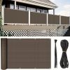 product-fancy-4a5f3b50-6603-40e4-b3ee-6e21d6931a28 3*16ft, Balcony Privacy Screen Fence Cover Net, Fencing Mesh Shade Net, Windproof Sun Shade, Outdoor Protection Fencing Net, Balcony Mesh Net for Patio, Fence, Backyard, Porch(Black Brown Green Gray Sand White Blue)