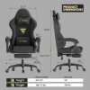 product-fancy-4aa28b4a-6f57-40aa-a50f-462f8877e2a3 Velvet Fabric Ergonomic Gaming Chair with Footrest And Massage, Reclining Computer Gamer Chair for Adult And Teens, Racing Style PC Home Office Video Game Chair
