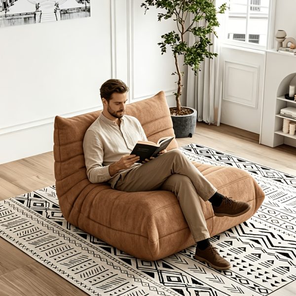 product-fancy-4ab0352b-9457-4882-a6b5-f5738ab51ea2 Beanbag Sofa Chairs, Modern and Comfortable Beanbag Chairs, Floor-length Couple Sofas, Armless Soft Sofa Beds, Teddy Tatami, Suitable for Various Room Types, Game Rooms, and Rooms. Flexible Placement