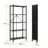 product-fancy-4ae877e5-c34d-4099-a5b9-c9ce6d4851c4 Office Bookshelf Shelving Unit, 3/4/5-Tier Unassembled Storage Rack, Equipped with Wheeled Multi-Layer Storage Shelves, Portable Floor-Standing Versatile Miscellaneous Storage Rack