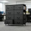 product-fancy-4b0ca371-d79d-4ded-87e3-b9f3d4a9fa93 Storage Cabinet, Office File Cabinet, Large Capacity Multi-Layer Drawer And Side Storage, Side Bag, Metal Frame, Stable Storage Cabinet