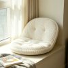 product-fancy-4b261992-499a-4956-aecc-4c7067944f99 Comfortable Breathable for Home (Pouf/Ottoman), Off-White 3D Weaving, for Living Room, Bay Window & Bedroom, Fits Lazy Sofa & Floor, Soft Body Fit & Stable Support, Perfect for Meditation, Rest & Daily Storage, Soft Cushion