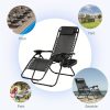 product-fancy-4da914b1-5177-485c-9f07-4b10a9bcf1e1 Set Of 2 Adjustable Relaxing Chairs, Zero Gravity Recliners With Cup Holder, For Patio, Lawn, Garden, And Beach