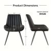 product-fancy-4de6d2c5-ee4f-49fa-bc1d-d823076b840c Modern Dining Chairs, Comfy Dining Room Chairs with Thick Cushions, Upholstered Fabric Kitchen Side Chairs with Metal Legs