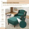 product-fancy-4e47fae3-f99d-41bf-96d4-3a125bc29206 Large Indoor Chaise Lounge, Fabric Single Sofa Bed Featuring a Spacious Seat, Upholstered Relaxing Armchair, Reading Couch Collection for Living Room And Bedroom