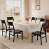 product-fancy-4f67b261-5735-479e-bec5-938aaa1b7880 6pcs Modern Dining Chairs Modern Mid-Century Style Dining Room Decorative Chairs, Comfortable Side Seats Without Armrests, MDF Wood Planks with Metal Legs Design, Suitable for Home Kitchen, Bedroom, Living Room, Guest Dining Room