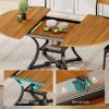 product-fancy-4fb1027f-1155-49df-a836-e45c2234c90d 5pcs Kitchen Table Set with Round Extendable Dining Table for 4-6 Individuals, Ideal for Compact Dining Areas