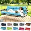 product-fancy-500a5640-5a0e-418b-b430-76a028566f16 3-Seater Waterproof Outdoor Porch Swing Cushion with Backrest - Suitable for Outdoor Furniture, Thick 5" Cushion, Machine Washable Suitable for Patio Bench, Garden Swing Chair, Backyard Cushions for Poolside and Deck