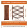 product-fancy-506d3d40-bd1c-41a3-90e9-7d7c8f892010 1/2pieces Wood Fence Panel Retractable Privacy Screen | Expandable Farmhouse Garden Trellis, Adjustable Height & Width, Sturdy Wood for Yard/Patio/Balcony, Weatherproof, Easy Assembly, Decorative Privacy Barrier, Plant Support, Pet Gate