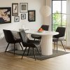 product-fancy-50d4d533-8cd1-4b03-987b-97a6d1576dca Modern Dining Chairs, Comfy Dining Room Chairs with Thick Cushions, Upholstered Fabric Kitchen Side Chairs with Metal Legs