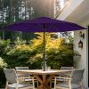product-fancy-51bce946-3df8-4629-89b6-eaa7ff623d2d 9FT Outdoor Patio Umbrella, Market Table Umbrella with Crank & 6 Sturdy Ribs, UV Protection Windproof, Pool Umbrella Perfect for Deck, Backyard, Lawn And Garden