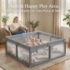 product-fancy-51f3dfb5-5481-41b4-bc5b-1def5dfbde9d Baby Playpen 50X50 Inch, Play Pens for Babies And Toddlers Baby Fence Baby Play Yards for Indoor & Outdoor with Breathable Mesh Anti-Fall Playpen