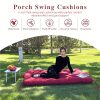 product-fancy-51f45c1b-8d9c-498f-a0e0-42889ea213f3 3-Seater Waterproof Outdoor Porch Swing Cushion with Backrest - Suitable for Outdoor Furniture, Thick 5" Cushion, Machine Washable Suitable for Patio Bench, Garden Swing Chair, Backyard Cushions for Poolside and Deck
