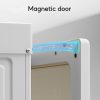 product-fancy-5224d03f-788e-4458-b5dd-0432f7db77f2 Magnetic Transparent Door Portable Wardrobe, with A Sturdy, Foldable Frame And Easy Assembly. Features 2 Or 3 Hanging Rods for Clothing Storage, Suitable for Bedrooms, Living Rooms, Dormitories, And Apartments.
