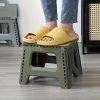 product-fancy-5254a6ca-77f7-430d-8f0b-eee6918b25e8 Heavy-Duty Thickened Portable Folding Stool with Handle - 1 Pack Square Plastic Collapsible Stool for Indoor, Gatherings, Picnic, Fishing | Durable PP, Adult-Supporting up to 330lbs, No Electricity or Batteries Needed