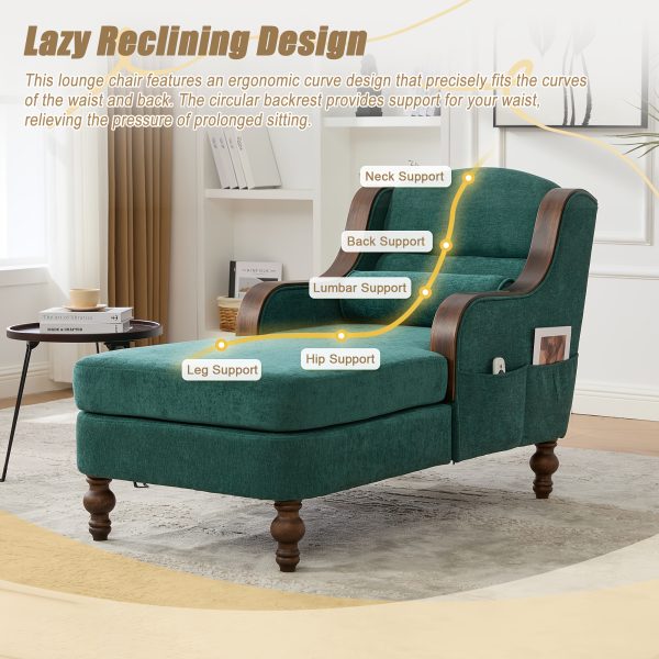 product-fancy-5271d7ac-2819-48e1-9d29-02dfc1552272 Large Indoor Chaise Lounge, Fabric Single Sofa Bed Featuring a Spacious Seat, Upholstered Relaxing Armchair, Reading Couch Collection for Living Room And Bedroom