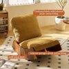 product-fancy-53438133-4ee7-4988-8d78-25af2ce070fd Comfortable Glider Rocking Chair, Upholstery Glider Chair, Accent Chair with Solid Wood Frame, Perfect for Multiple Settings Accent Reading Chair for Bedroom,Living Room