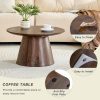 product-fancy-53f08bd7-4ff8-41c8-8a8f-7b41099146fa Round Coffee Table 23.6 Inch Modern Minimalist Small Space-Saving Low Table with Smooth Tabletop & Engineered Wood/MDF Top, Suitable for Living Room, Bedroom, Apartment, Office - Assembly Compact Circular Furniture for Small Spaces