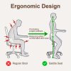product-fancy-55ed9ee1-67ea-40f1-8eca-168b6ddb3d28 Swivel Adjustable PU Leather Chair - Ergonomic Saddle Stool with Wheels | for Drafting, Office, Clinic, Beauty & Tattoo - Metal Frame, Polished Finish, Memory Foam