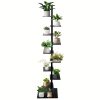 product-fancy-56992761-7a92-46be-afc2-bdd7bedfa487 Spine Bookshelf | 9-layer Stylish Metal Bookshelf | Vertical Standing Book Tower | Study Bookshelf | Decorative Storage Rack for Decoration, Books, Storage, Bookcase, Small Plants