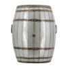 product-fancy-57fbaa53-c8e8-4ad6-a8a4-c18e6337afd7 Barrel Shaped Side Table, Wine Cabinet, Coffee Table with Storage Space, Western Cowboy Style, Sturdy Metal Cast Small Coffee Table, Suitable for Sofa Side, Study, Living Room, Backyard Garden Terrace