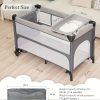 5in1 Baby Bassinet SleeperBeside Crib With Diaper Changer Mattress Storage& Foldable Bassinet. The Product Weighs 12 Kg. The Upper Bunk Has A Weight Limit Of 15 Pounds For Infants, While The Lower Bunk Has A Weight Limit Of 50 Pounds For Infants.Gra