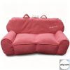 product-fancy-59610ed4-c9fa-463b-beac-345be2b8350e 1pc Cute Creamy Style Double Lazy Bean Bag Sofa Cover Balcony Living Room Game Figure Room Decoration, Reading Corner Decoration Double Lazy Sofa Cover