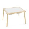 Kids Sensory Table with 3 Storage Bins, Solid Pine Wood Activity Table, Double-Sided Drawing & Play Surface, Sand And Water Play Table for Toddlers, Indoor Outdoor Learning & Craft Table