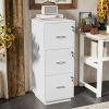 product-fancy-5987e60a-9b0b-4568-9b58-c66b792560b1 Bonnlo 3-Drawer Lockable File Cabinet - Wood Filling Organizer with 2 Drawers, 27" Height, 3, 2 Cu Ft Storage, Contemporary Style for Home Office, Durable Artificial Wood & Metal Handles, No Assembly Required, File Storage Cabinet, Modern Office Furniture, Sleek Design, Sturdy Construction, Small Space Living, Minimalist Design, Highquality Materials, Home Office Users