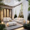 product-fancy-5a3855a5-8c68-49bd-b312-5713bd932e46 Single-piece Outdoor Transparent Knitted Polyester Mosquito Net with Rod Pocket — Breathable Anti-mosquito Mesh, Suitable for Gazebos, Terraces, Gardens, and Pavilions — Design and Installation