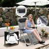 product-fancy-5b8ef2f8-343e-4f5c-8c34-41d6e577a224 Zero Gravity Recliner, Foldable Patio Chair --- Includes Cup Holder Tray; Removable Cushion; Ideal For The Beach, Patio, Or Poolside