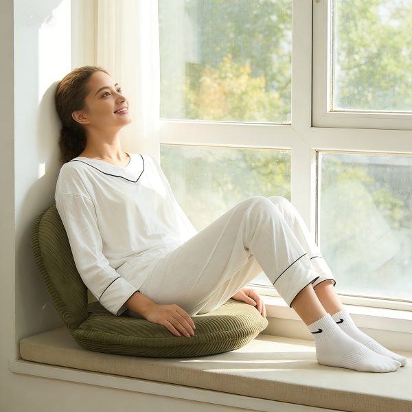 product-fancy-5b959d4a-8f1b-4fd8-9ac6-a71ff9946fda Comfortable Breathable for Home (Pouf/Ottoman), Off-White 3D Weaving, for Living Room, Bay Window & Bedroom, Fits Lazy Sofa & Floor, Soft Body Fit & Stable Support, Perfect for Meditation, Rest & Daily Storage, Soft Cushion