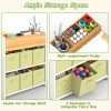product-fancy-5bd82a93-56e4-4a19-bc13-81c0fb74f5fa Children's Folding Art Desk & Chair Set with Storage Box & Tissue Holder - Wooden Table and Chair Suitable for, Assembly Compact Folding for Room, Playroom, Learning Table