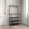 product-fancy-5c53871b-152f-485f-b745-eab731588760 5-Tier & 3-Tier Multifunctional Storage Rack, Entryway Organizer for Shoes & Hats, Ideal for Home, Living Room, Dorm, with 10 White Shoe Storage Bags Included