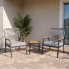 [Rattan Dining Chair Set] Outdoor Rattan Dining Chair Set of 2/4, Wide Outdoor Rattan Chair with 21-Inch Seat Width, Ergonomically Curved Backrest, Removable Cushion, Suitable for Patios, Lawns, Gardens, Backyards, Poolside, Balconies, and Other Spaces, Rattan Patio Chair