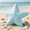 product-fancy-5df0f32e-d58a-4b64-a97a-74e5f796de76 1pc Starfish Shaped Velvet Throw Pillow, Ocean Series Creative Decorative Cushion Pillow, 20.5 X 20.5 Inch
