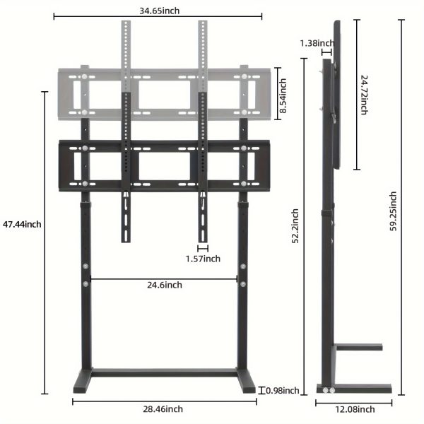 product-fancy-5e290047-d957-4766-800e-757d9106e7be A Spacious TV Stand with an Adjustable Mount, Suitable for Home Offices, Accommodating Screens from 32 to 100 Inches