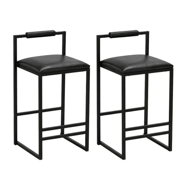product-fancy-5fb072d9-d939-468a-861a-79c73dc50a38 Set Of 2 Modern Oriental Style Bar Stools, Velvet Upholstered Counter Height Chairs with Backrest & Footrest, Golden Metal Frame Kitchen Island Dining Stools, Multi-Color & Multi-Finish New Asian Aesthetic